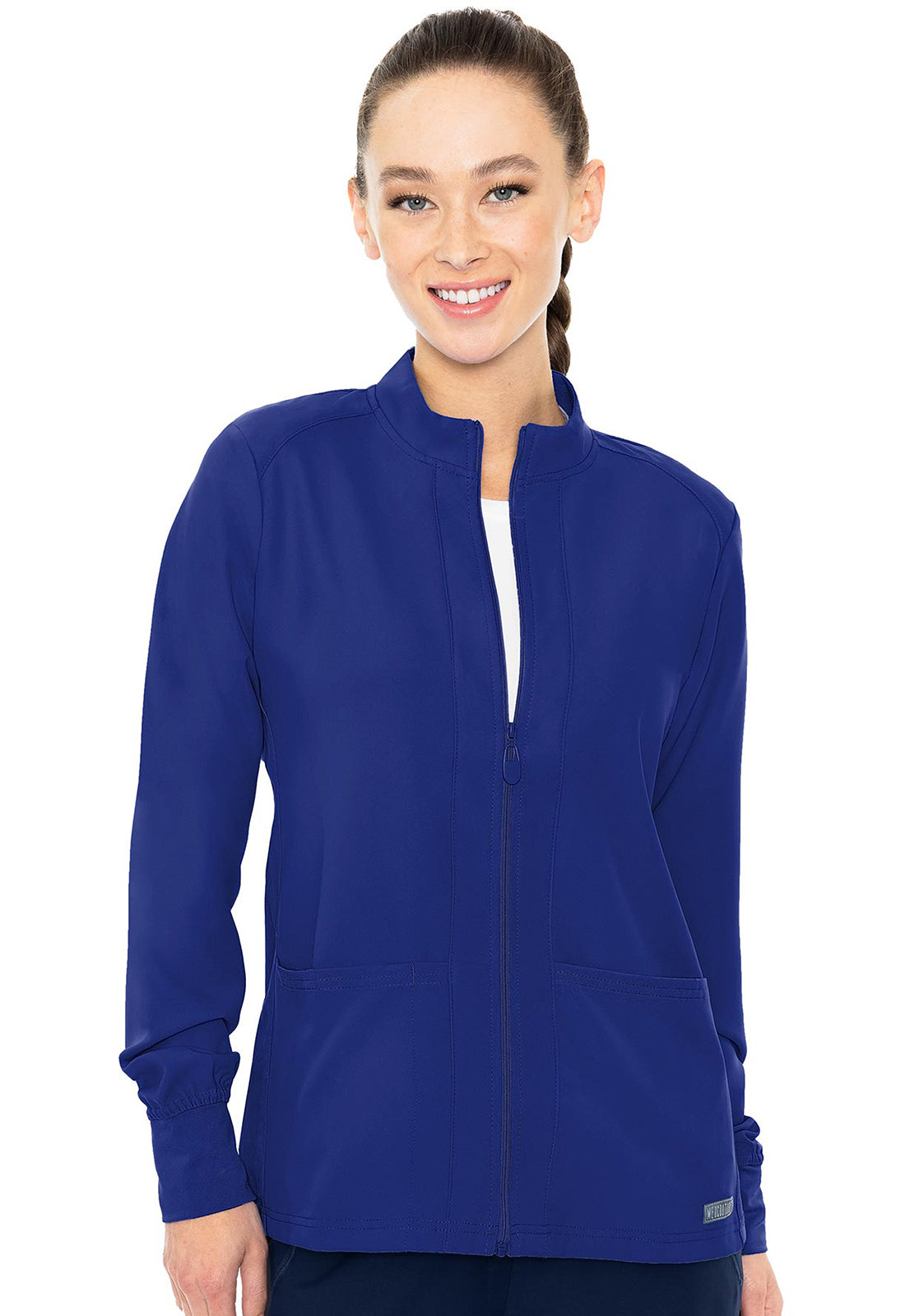 Med Couture Insight: Zip Front Warm Up With Shoulder Yokes
