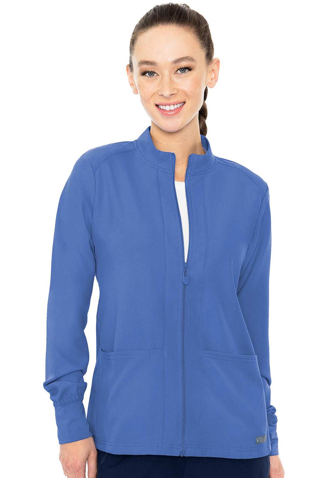 Med Couture Insight: Zip Front Warm Up With Shoulder Yokes