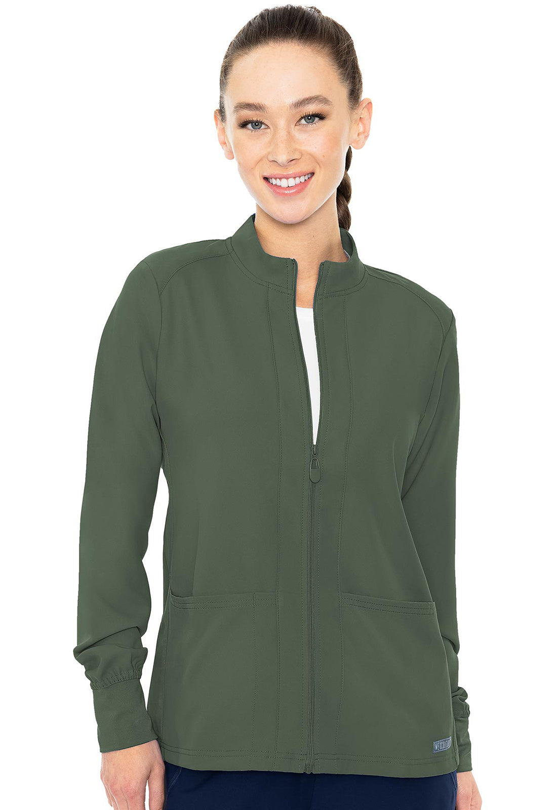 Med Couture Insight: Zip Front Warm Up With Shoulder Yokes