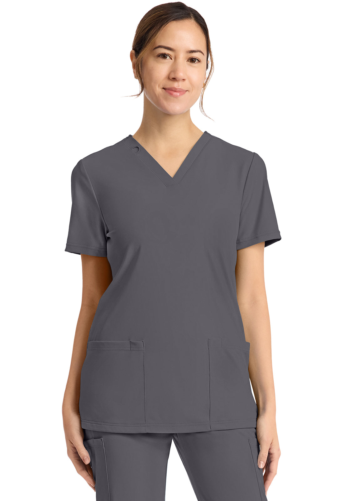 Cherokee Achieve: Women's 2-Pocket V-Neck Top