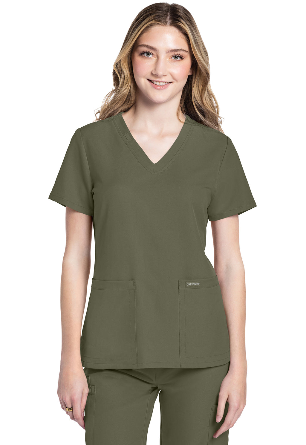 Cherokee Workwear Originals Ultra: V Neck Top