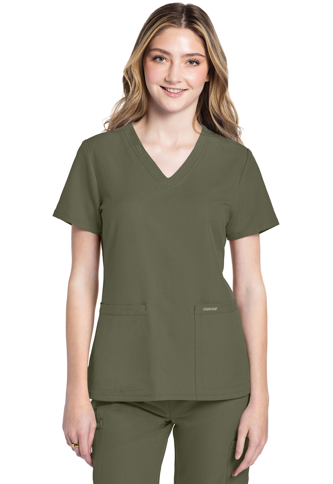 Cherokee Workwear Originals Ultra: V Neck Top
