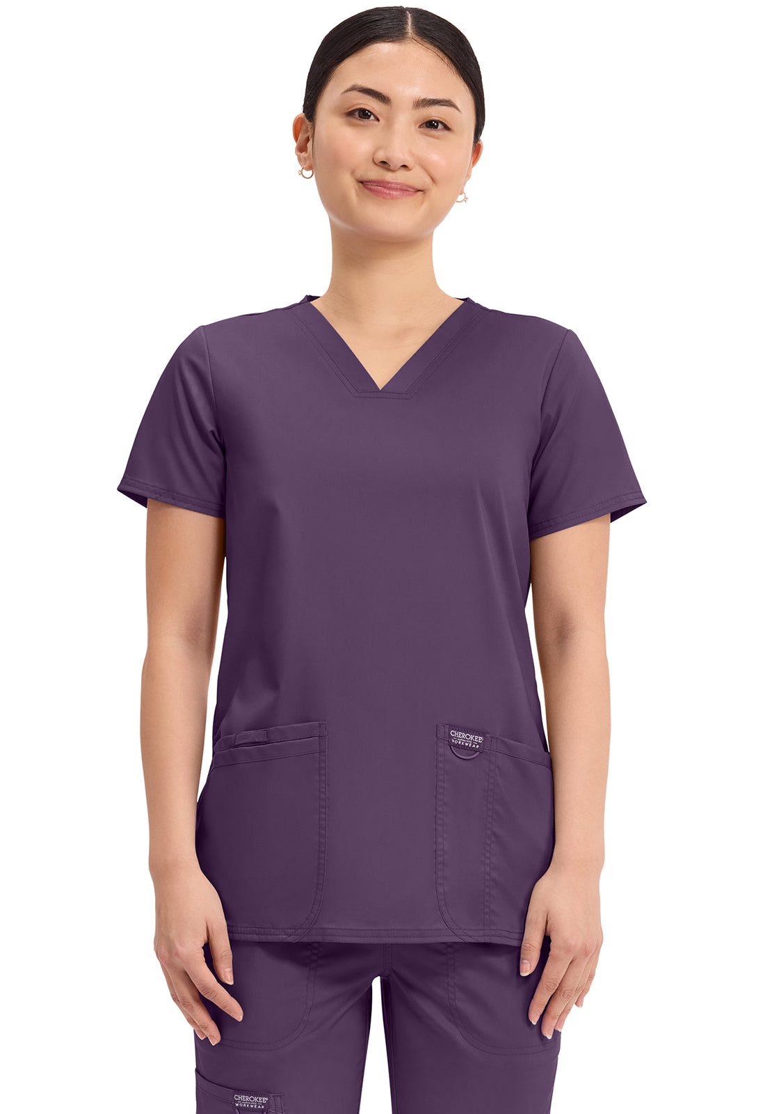 Cherokee Workwear Revolution V-Neck Top