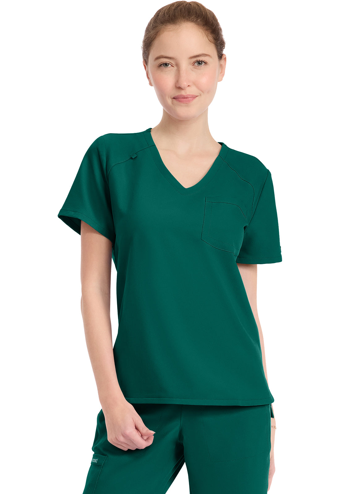 Cherokee Workwear Originals Ultra: Women’s Tuck In V-Neck Top