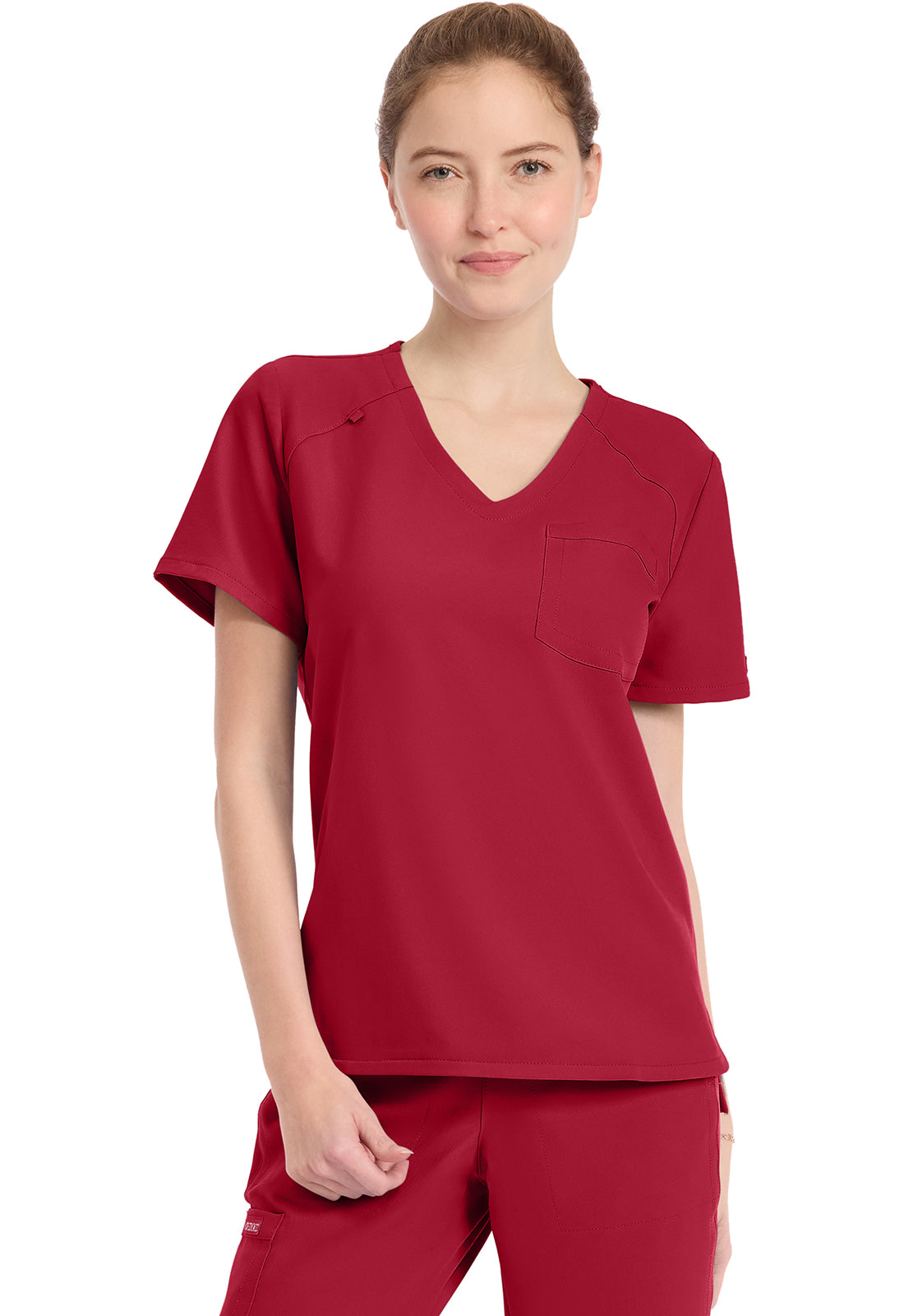Cherokee Workwear Originals Ultra: Women’s Tuck In V-Neck Top