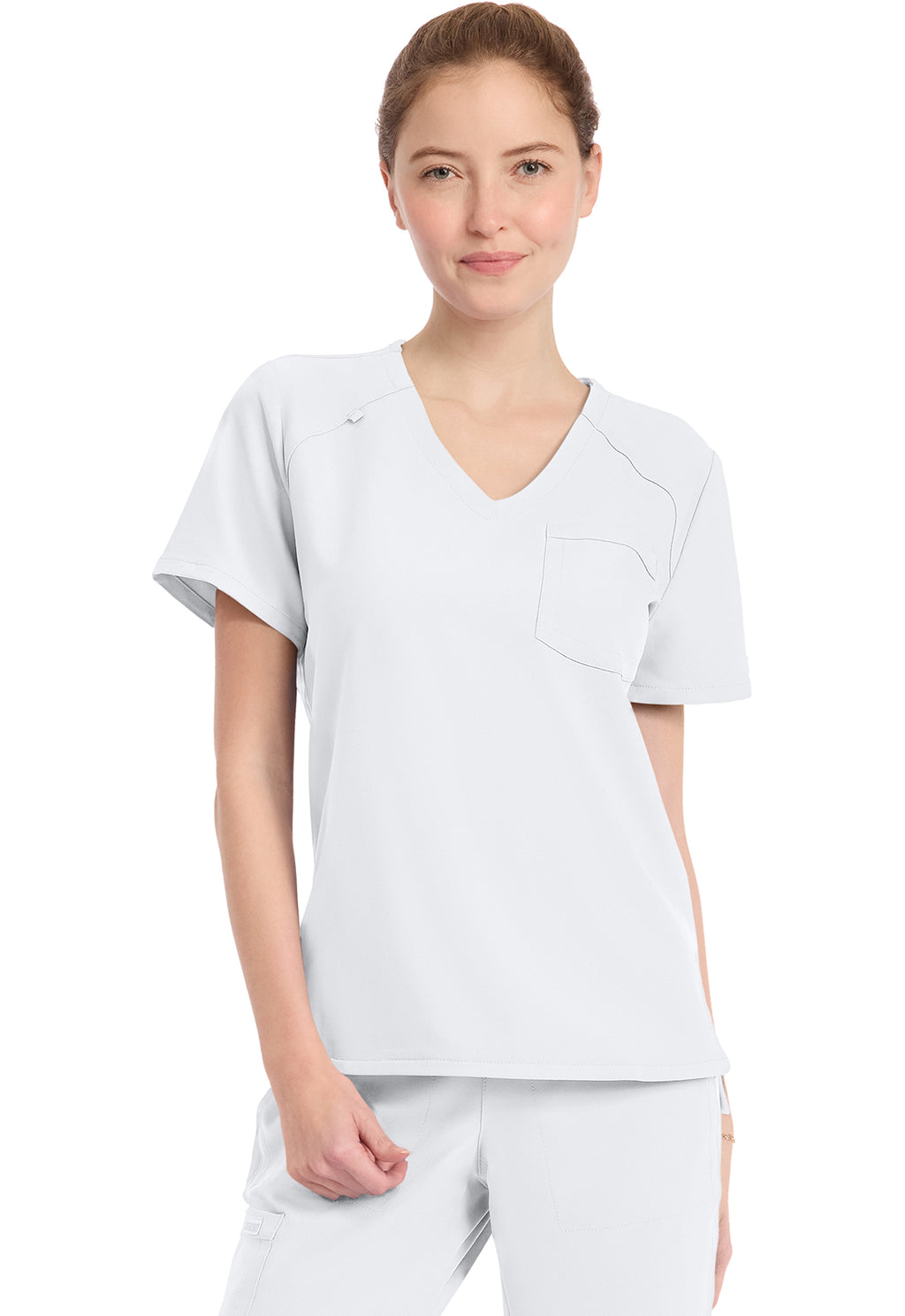 Cherokee Workwear Originals Ultra: Women’s Tuck In V-Neck Top
