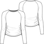 Med Couture AMP: Ruched Underscrub Top