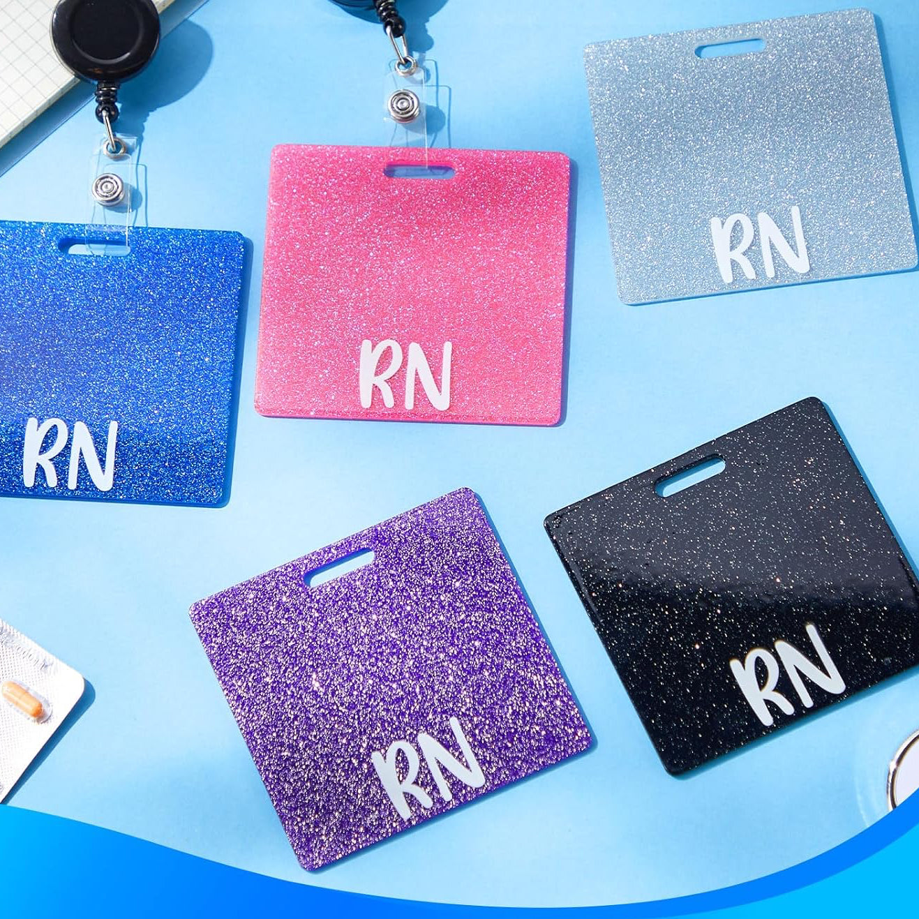 RN ID Name Identification Badge