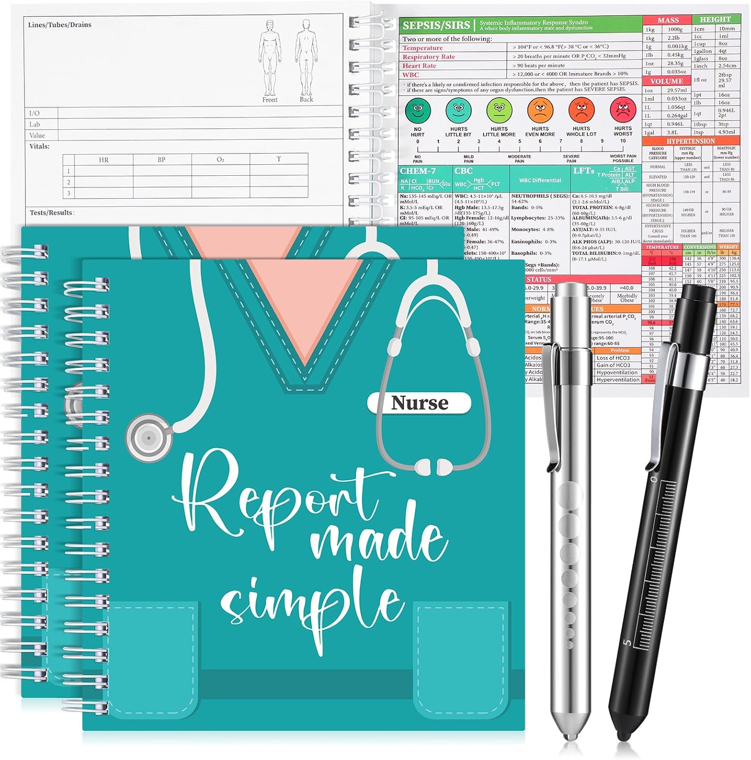 Nurse Report Sheet Notebooks