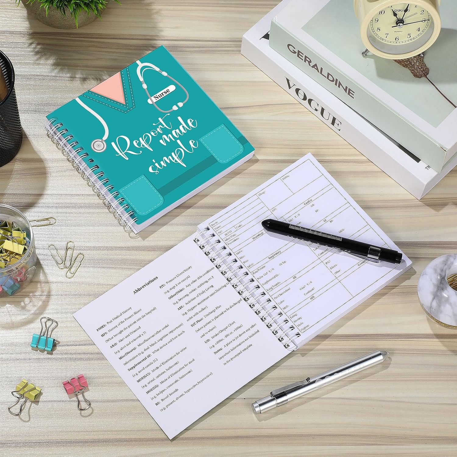 Nurse Report Sheet Notebooks