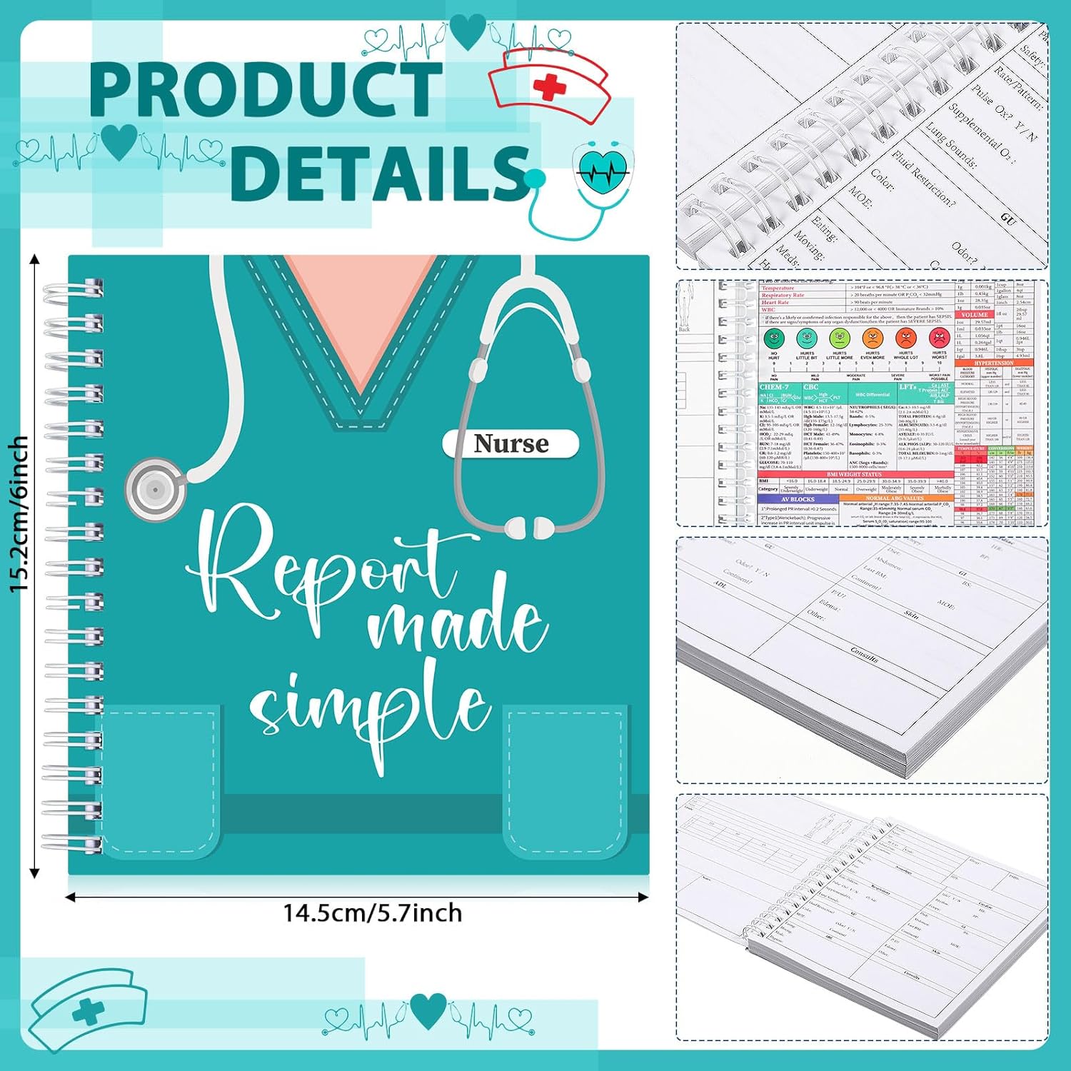 Nurse Report Sheet Notebooks – The Scrub Shop