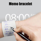 Silicone Memo Slap Bracelet