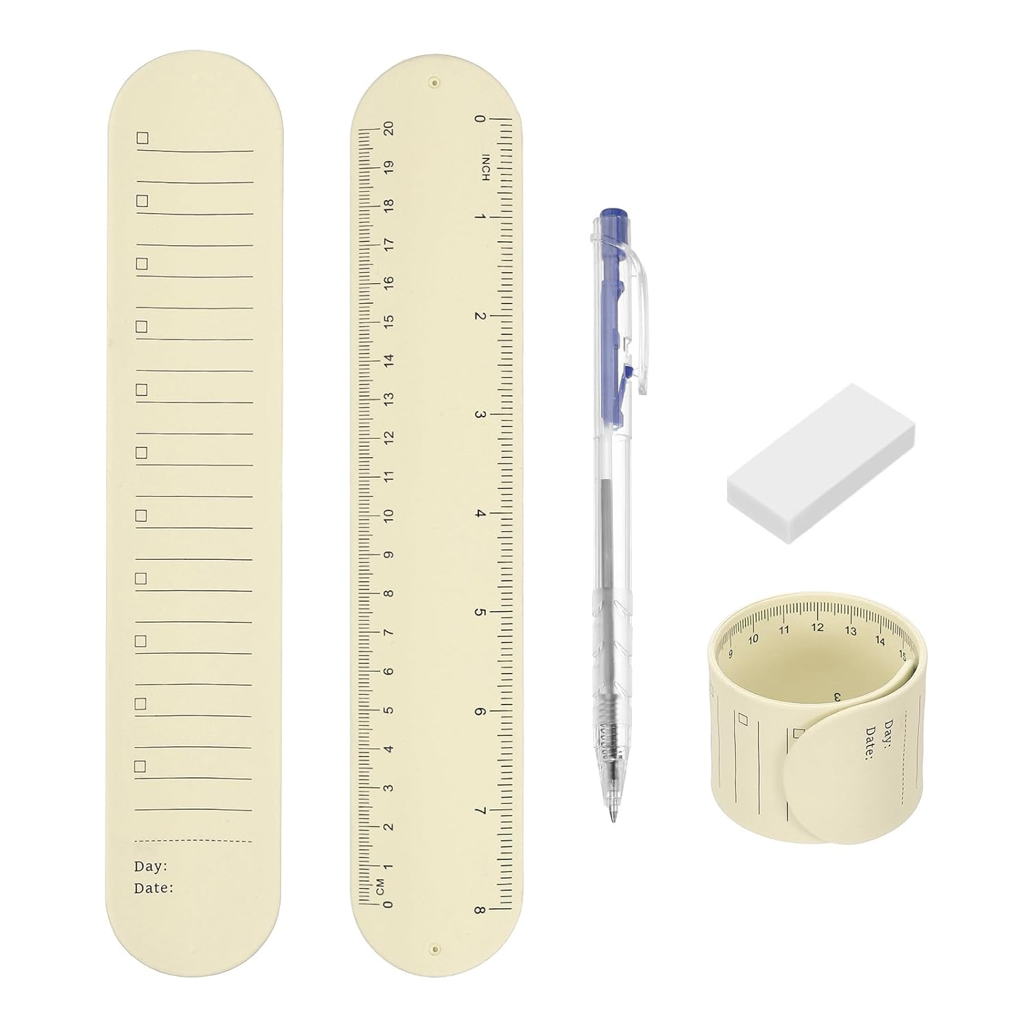 Silicone Memo Slap Bracelet