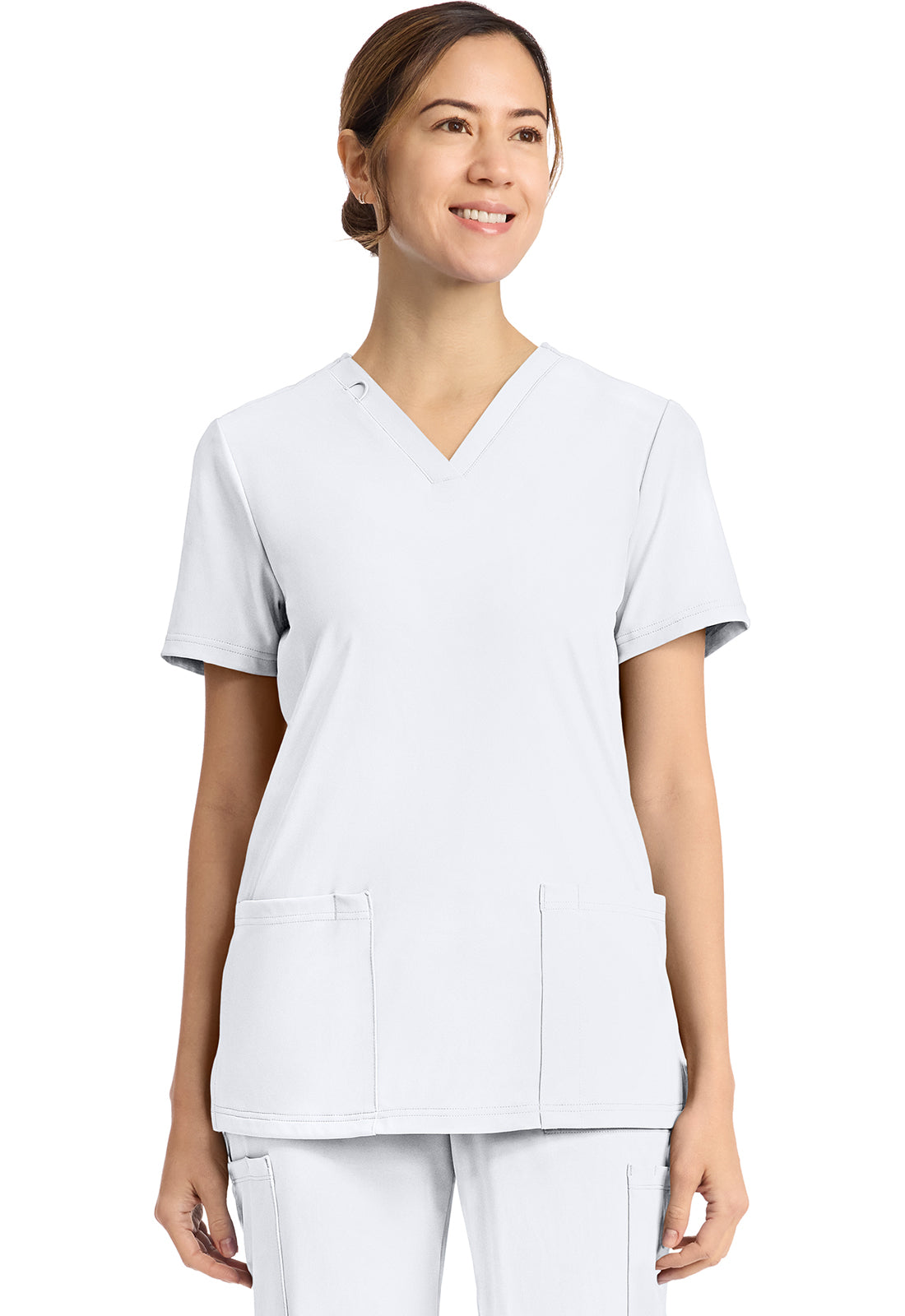 Cherokee Achieve: Women's 2-Pocket V-Neck Top