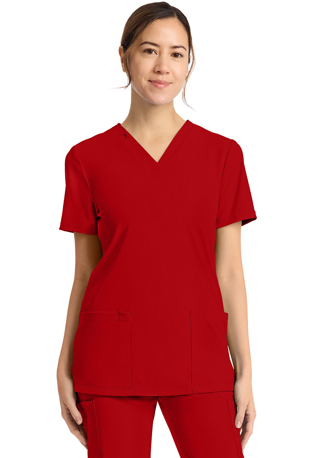 Cherokee Achieve: Women's 2-Pocket V-Neck Top