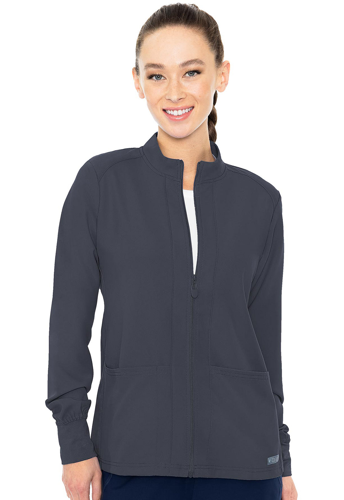 Med Couture Insight: Zip Front Warm Up With Shoulder Yokes