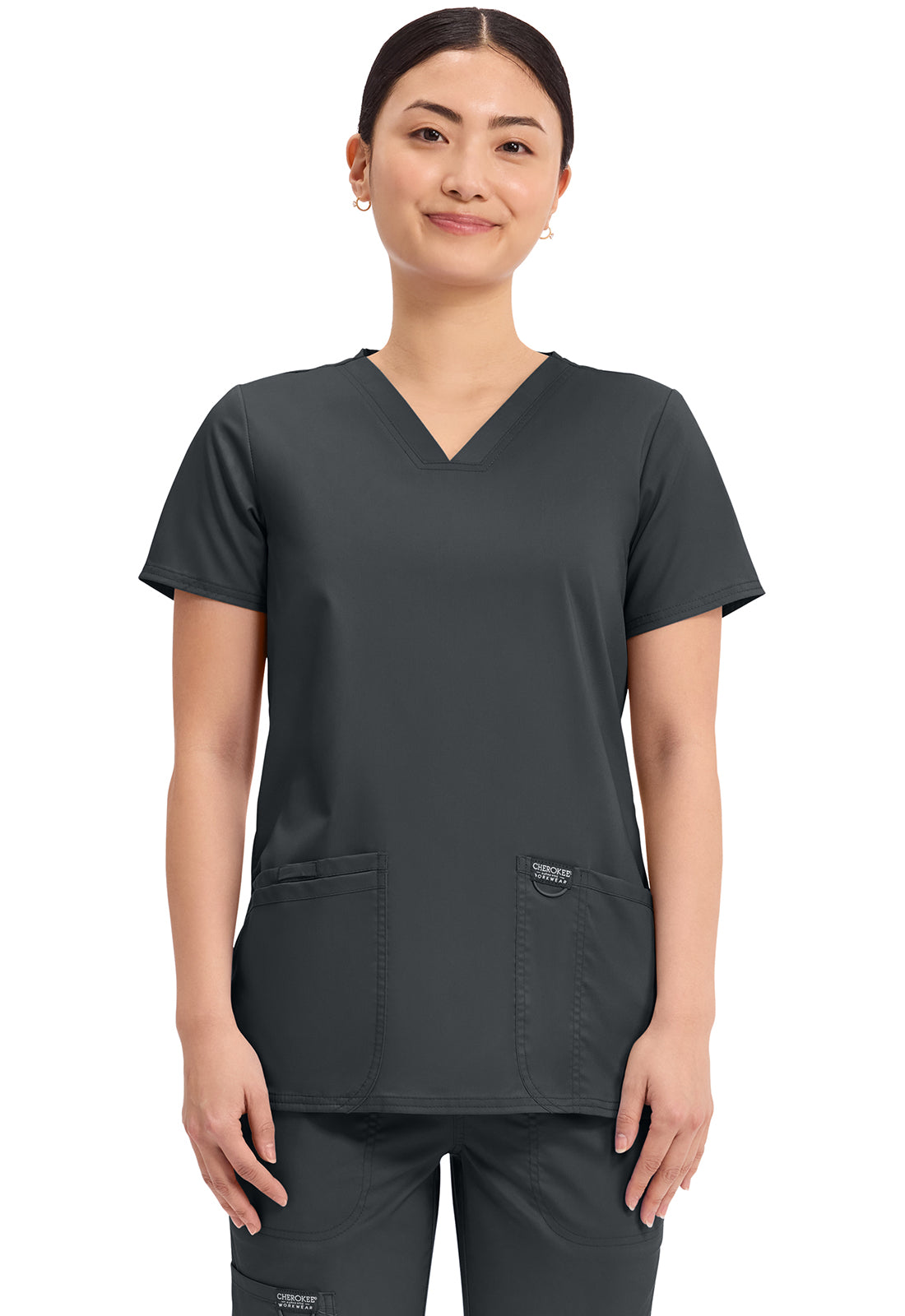 Cherokee Workwear Revolution V-Neck Top