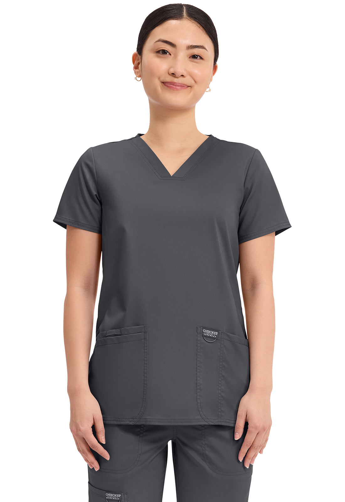 Cherokee Workwear Revolution V-Neck Top