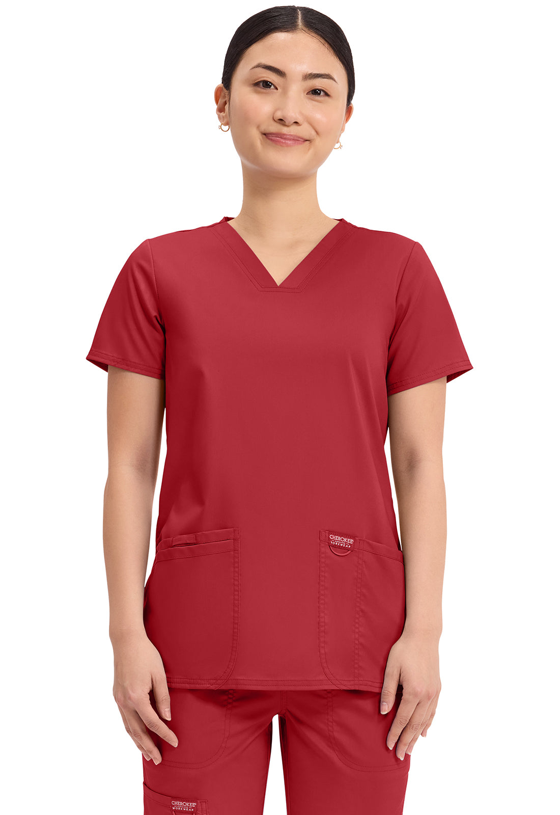 Cherokee Workwear Revolution V-Neck Top