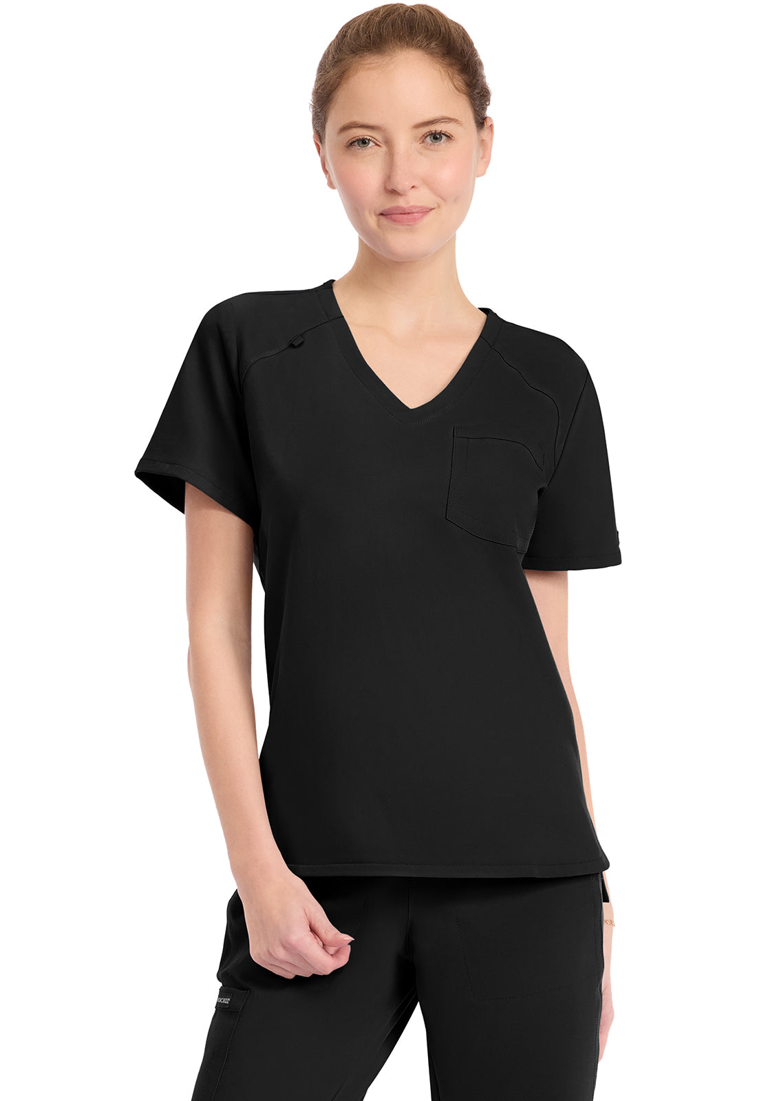 Cherokee Workwear Originals Ultra: Women’s Tuck In V-Neck Top