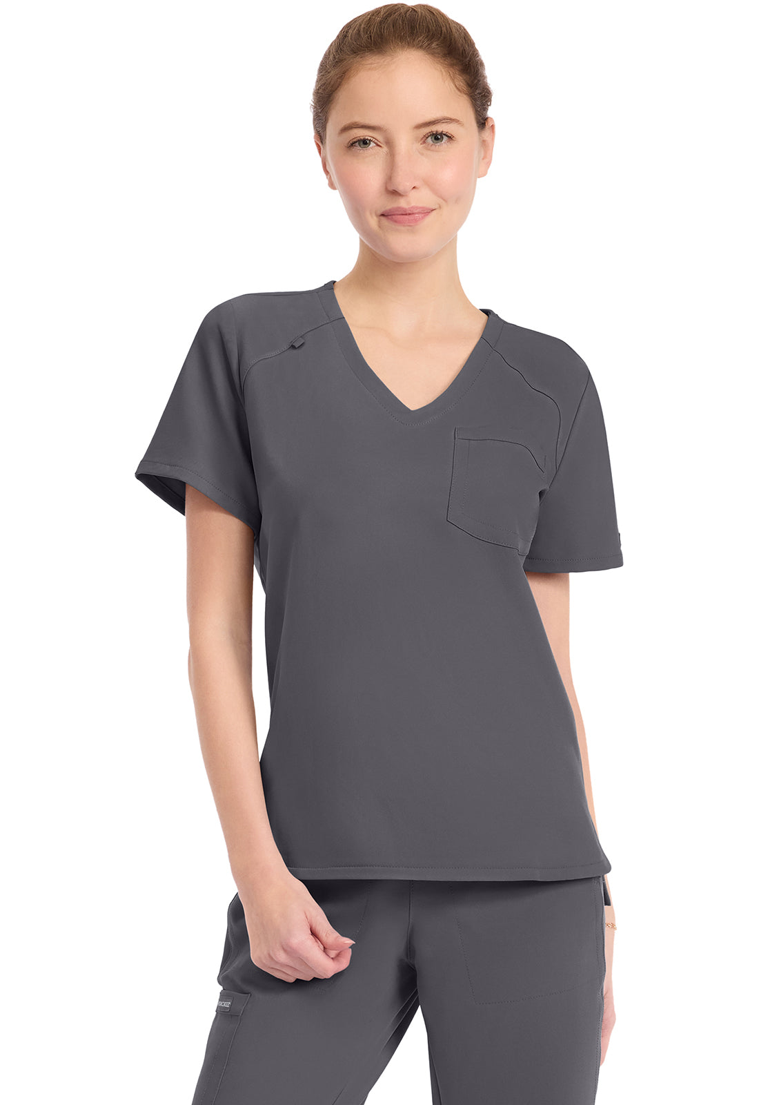 Cherokee Workwear Originals Ultra: Women’s Tuck In V-Neck Top